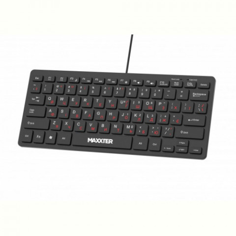 Клавiатура Maxxter KBM-C01B-UA Black