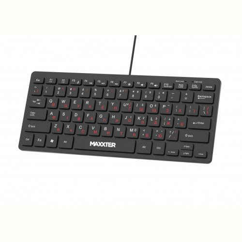 Клавiатура Maxxter KBM-C01B-UA Black