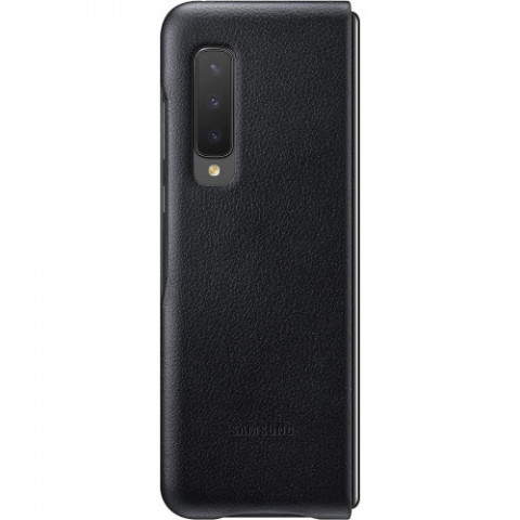 Чохол-накладка Samsung Leather Cover для Samsung Galaxy Fold SM-F900 / F907 Black (EF-VF900LBEGRU)