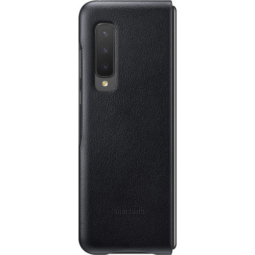 Чохол-накладка Samsung Leather Cover для Samsung Galaxy Fold SM-F900 / F907 Black (EF-VF900LBEGRU)