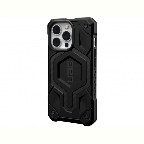 Чохол-накладка Urban Armor Gear Monarch Pro with MagSafe для Apple iPhone 14 Plus/15 Plus Kevlar Silver (114029113933)