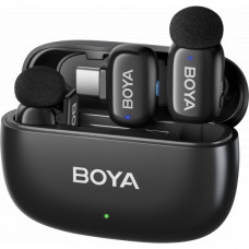 Бездротовий петличний мікрофон Boya mini 2-02 Type-C Black