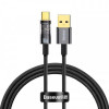 Кабель Baseus Explorer USB-USB Type-C, 5A, 100W, 1м Black (CATS000201)