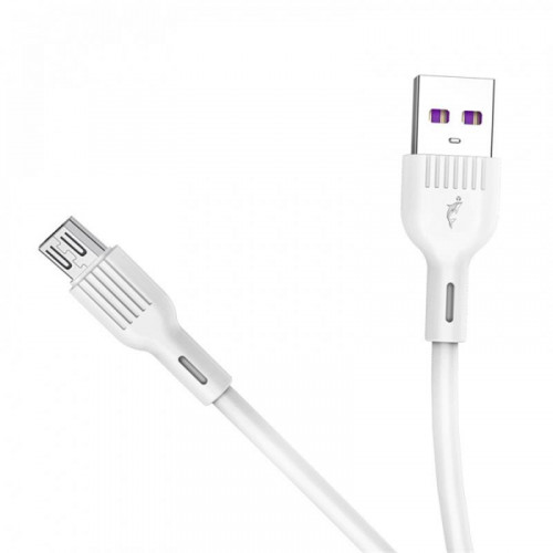 Кабель SkyDolphin S03V USB - microUSB 1м, White (USB-000421)