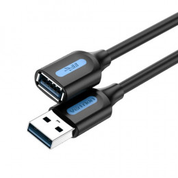 Подовжувач Vention USB-USB 0.5m, Black (CBHBD)