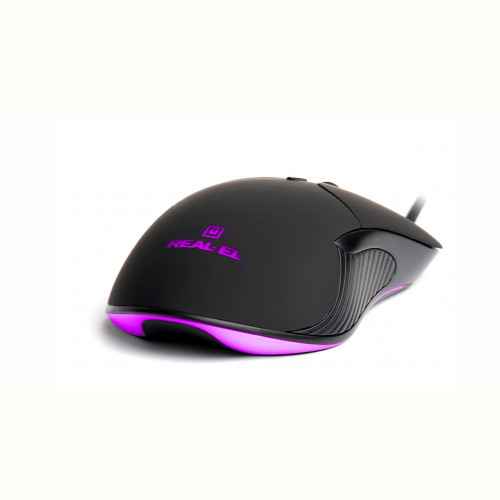 Мишка REAL-EL RM-295 Black USB