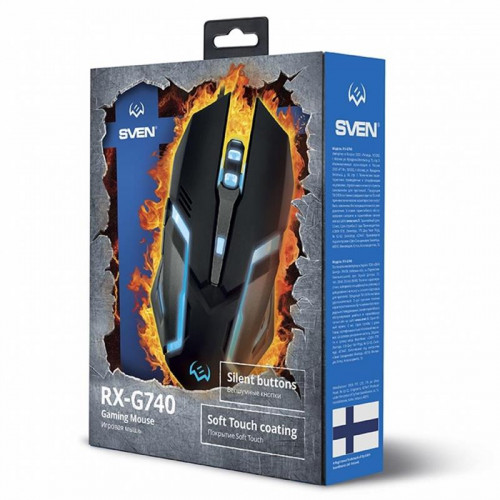 Мишка Sven RX-G740 Black USB