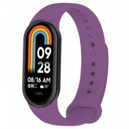 Силіконовий ремінець BeCover для Xiaomi Mi Smart Band 8 Purple (709394)