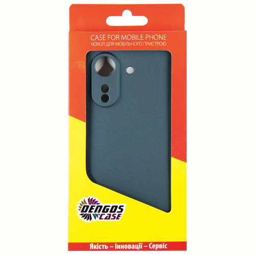 Чохол-накладка Dengos Soft для Xiaomi Redmi 13C Green (DG-TPU-SOFT-39)