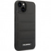 Чохол-накладка Karl Lagerfeld Quilted Puffy Metal Logo для Apple iPhone 15 Black (KLHCP15SPSQAK)