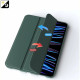 Чохол-книжка BeCover Tri Fold Soft TPU Silicone для Apple iPad Pro 11" M4 2024 Dark Green (711746)