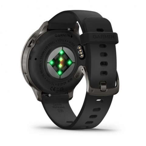 Смарт-годинник Garmin Venu 4 41mm Black with Black Silicone (010-03013-42)