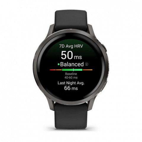 Смарт-годинник Garmin Venu 4 41mm Black with Black Silicone (010-03013-42)