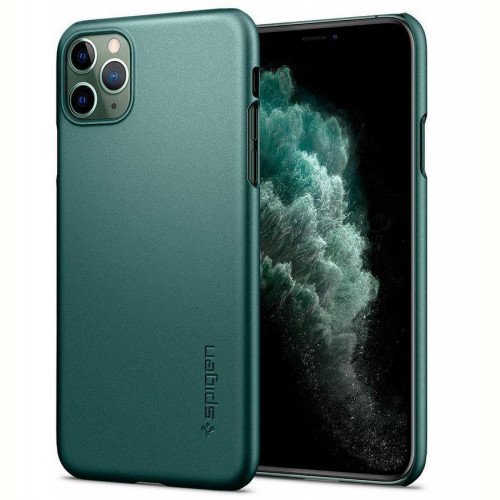 Чохол-накладка Spigen Thin Fit для Apple iPhone 11 Pro Max Green (ACS00410)