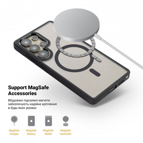 Чохол ArmorStandart Unit MagCase для Samsung S26 Ultra 5G Black (ARM88809)