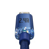 Кабель Baseus Crystal Shine USB - Lightning, 2.4A, 2м Blue (CAJY000103)