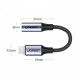 Адаптер Ugreen US211 Lightning - 3.5 мм , Gray (30756)