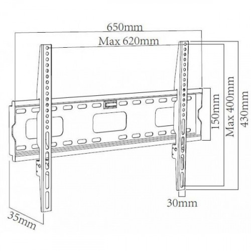 Настінне кріплення X-Digital Steel SF405 Black