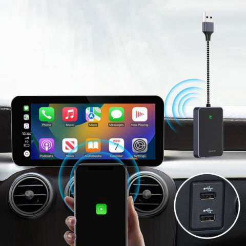 Бездротовий адаптер CarPlay Proove СP-01 Wireless Car Adapter black Купити в Україні