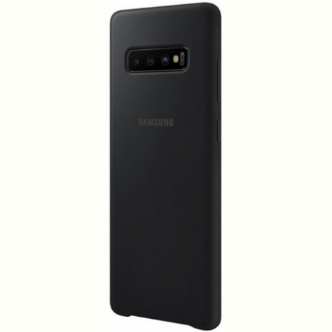 Чохол-накладка Samsung Silicone Cover для Samsung Galaxy S10+ SM-G975 Black (EF-PG975TBEGRU)
