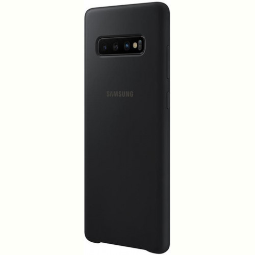 Чохол-накладка Samsung Silicone Cover для Samsung Galaxy S10+ SM-G975 Black (EF-PG975TBEGRU)