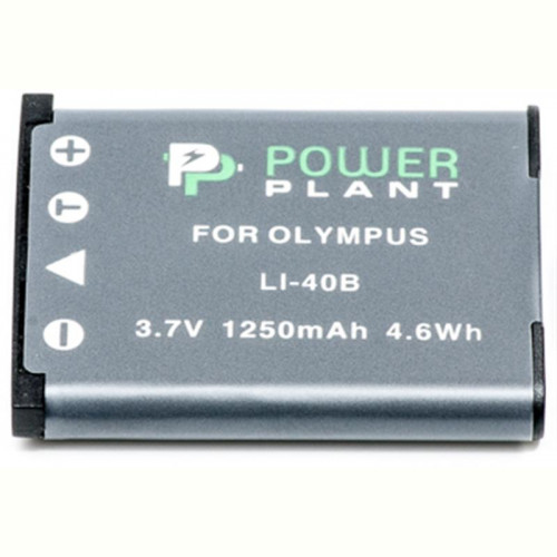 Аккумулятор PowerPlant Olympus Li-40B, Li-42B, D-Li63, NP-45, NP-80, EN-EL10 1250mAh (DV00DV1090)