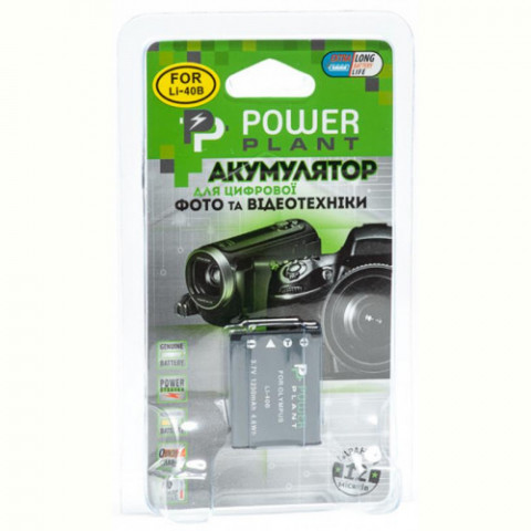 Аккумулятор PowerPlant Olympus Li-40B, Li-42B, D-Li63, NP-45, NP-80, EN-EL10 1250mAh (DV00DV1090)