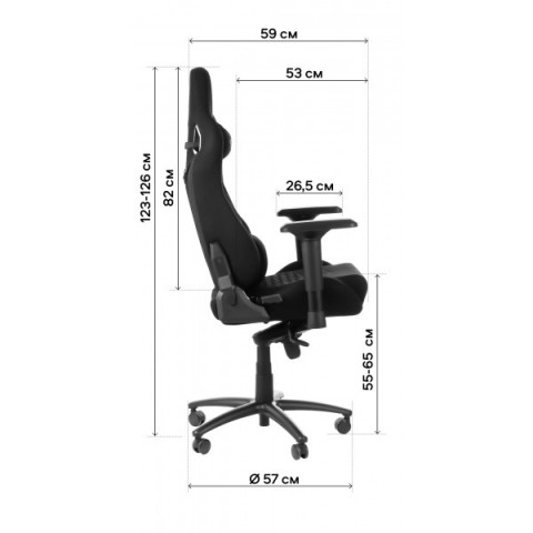 Геймерське крісло GT Racer X-0712 Shadow Black