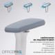 Крісло офісне OfficePro Skyline OC750-W-DG-DG Купити в Україні