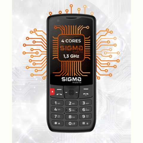 Мобiльний тачскрін-телефон Sigma mobile X-style S3501 Dual Sim Black (4827798345511)