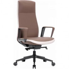 Офісне крісло GT Racer B-3195 Beige/Brown (leather)