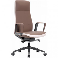 Офісне крісло GT Racer B-3195 Beige/Brown (leather)