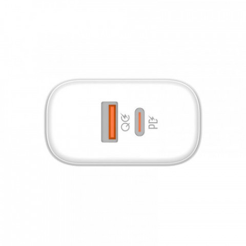 Мережевий зарядний пристрій ColorWay Power Delivery Port PPS USB (Type-C PD + USB QC3.0) (45W) White (CW-CHS042PD-WT)