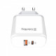 Мережевий зарядний пристрій ColorWay Power Delivery Port PPS USB (Type-C PD + USB QC3.0) (45W) White (CW-CHS042PD-WT)