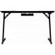 Геймерський комп'ютерний стіл GT Racer T-1213 (120x60x73) Black