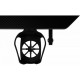 Геймерський комп'ютерний стіл GT Racer T-1213 (120x60x73) Black