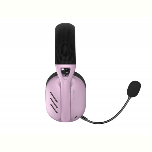 Bluetooth-гарнiтура Hator Hyperpunk 2 Wireless Tri-mode Black/Lilac (HTA-859)