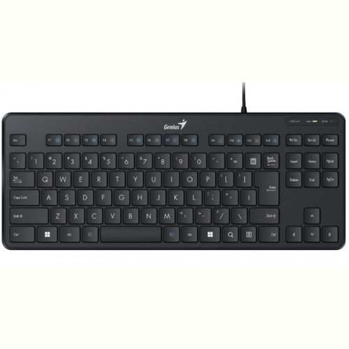 Клавiатура Genius LuxeMate 110 USB Black Ukr (31300012407)