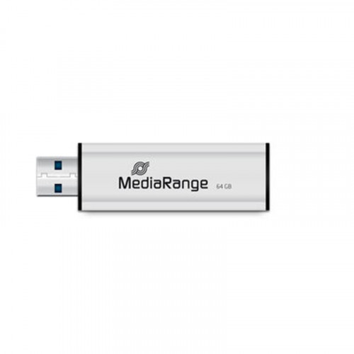 Флеш-накопичувач USB3.0 64GB Type-C MediaRange Black/Silver (MR917)