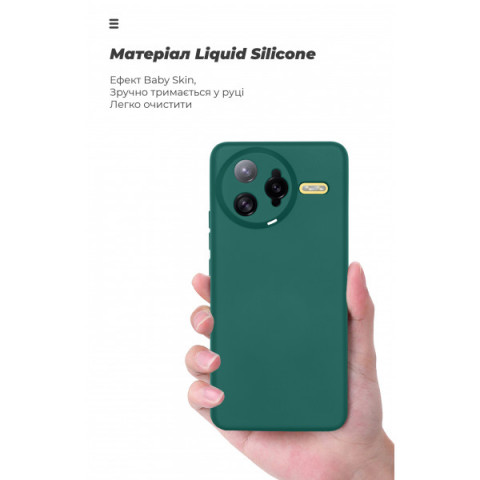Чохол ArmorStandart ICON для Xiaomi Poco F7 Ultra Camera cover Dark Green (ARM85219)