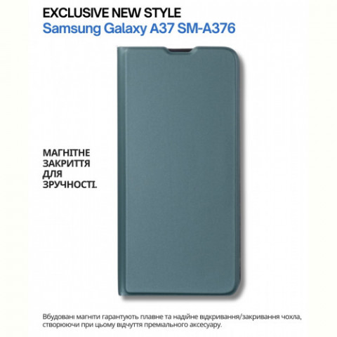 Чохол-книжка BeCover Exclusive New Style для Samsung Galaxy А37 SM-A376 Dark Green (714925)