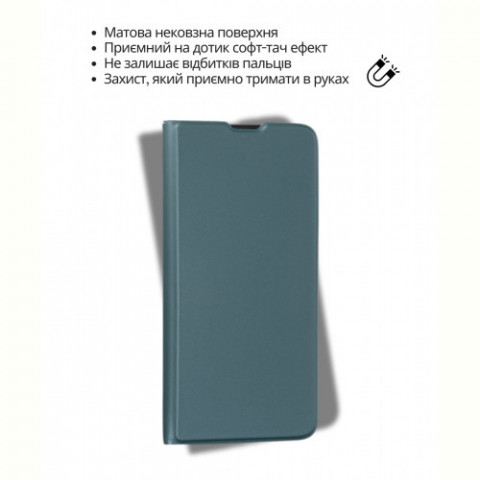 Чохол-книжка BeCover Exclusive New Style для Samsung Galaxy А37 SM-A376 Dark Green (714925)