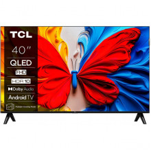 Телевізор 40" TCL QLED FHD 60Hz Smart Android TV Black