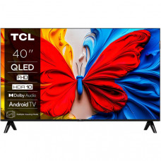 Телевізор 40" TCL QLED FHD 60Hz Smart Android TV Black
