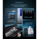 Мережевий зарядний пристрій ArmorStandart Resolute Power ARP-131 100W GaN Black (ARM70024)