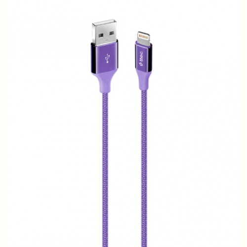 Кабель Ttec (2DK16MR) USB - Lightning, AlumiCable, 1.2м, Purple