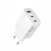 Мережевий зарядний пристрій XO L117 (2USB-С, 1USB, 3А) PD, QC 3.0 White (L117-CC.white)