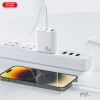 Мережевий зарядний пристрій XO L117 (2USB-С, 1USB, 3А) PD, QC 3.0 White (L117-CC.white)
