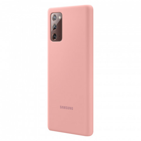 Чохол-накладка Samsung Silicone Cover для Samsung Galaxy Note 20 SM-N980 Copper Brown (EF-PN980TAEGRU)