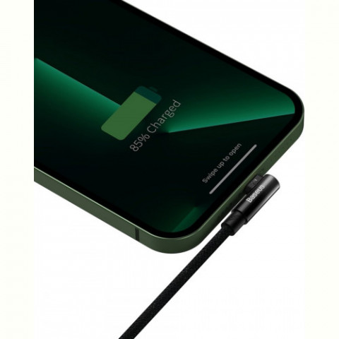 Кабель Baseus MVP 2 USB - Lightning (M/M), 2.4A, 2 м Black (CAVP000101)